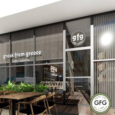 GFG Bakery Cafe Cuisine Greek Cafe & Restaurant Franchise Opportunity
