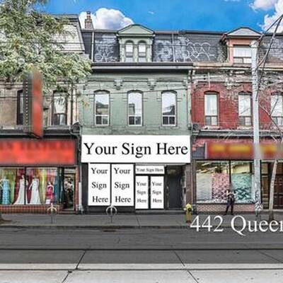 Store with Apartment for Sale at Downtown Toronto