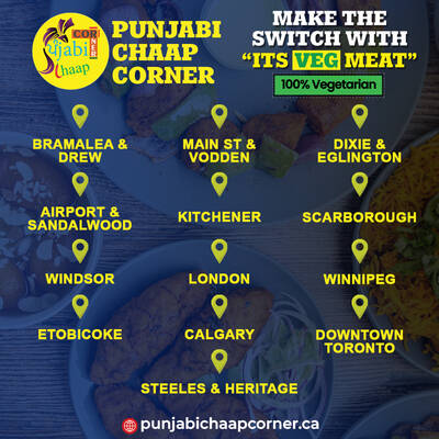 New Punjabi Chaap Indian Restaurant Franchise Opportunity in Abbotsford, BC