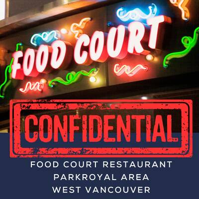 Food Court Business for Sale(Confidential)